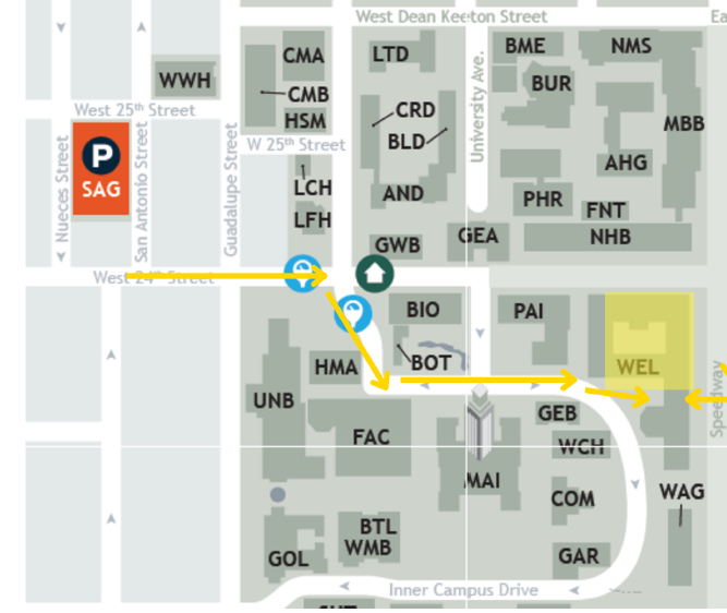 San Antonio Garage to Event